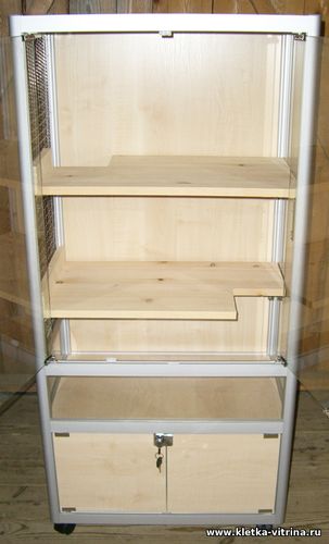 Клетки - витрины для шиншилл, дегу, грызунов, вольеры для животных