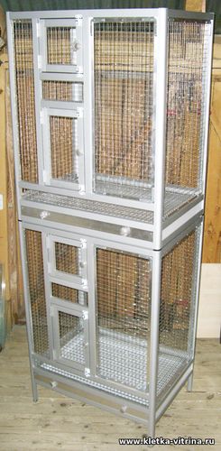 Клетки - витрины для шиншилл, дегу, грызунов, вольеры для животных